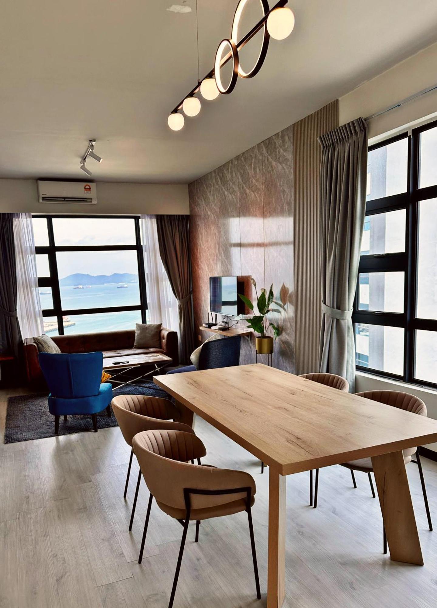 Seaview Luxury Condo Homestay 2Bed 2Bath Jesselton Quay By R2 Residence Kota Kinabalu Eksteriør bilde