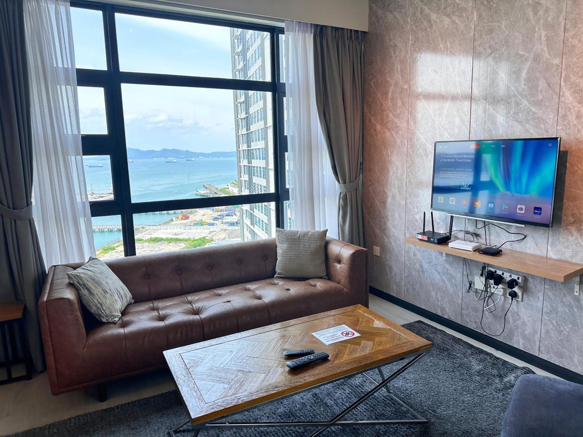 Seaview Luxury Condo Homestay 2Bed 2Bath Jesselton Quay By R2 Residence Kota Kinabalu Eksteriør bilde